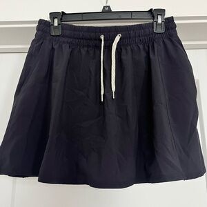 Black Women's Skort